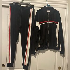 Men’s old school Velour tracksuit